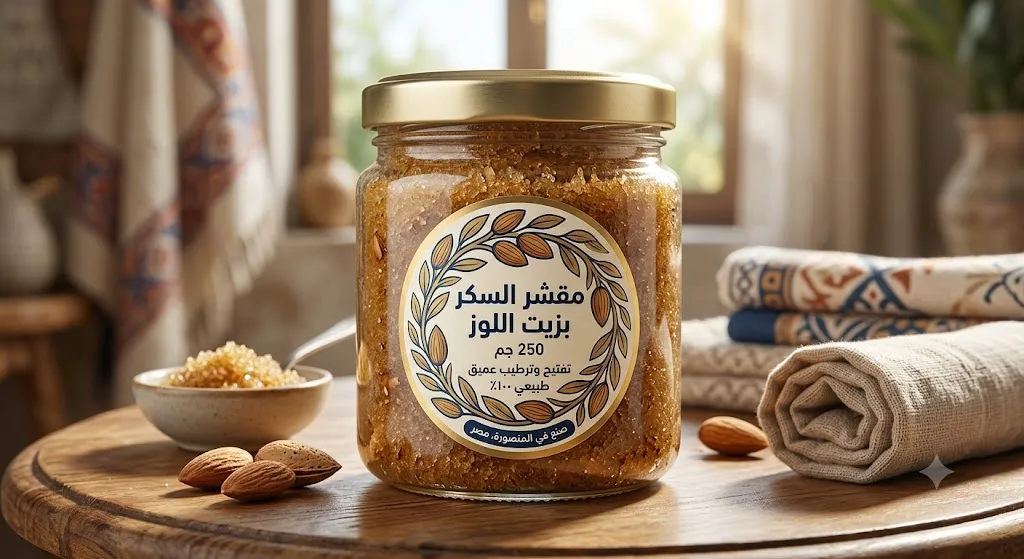 [COS-03-003-0001] مقشر السكر بزيت اللوز 250 جم