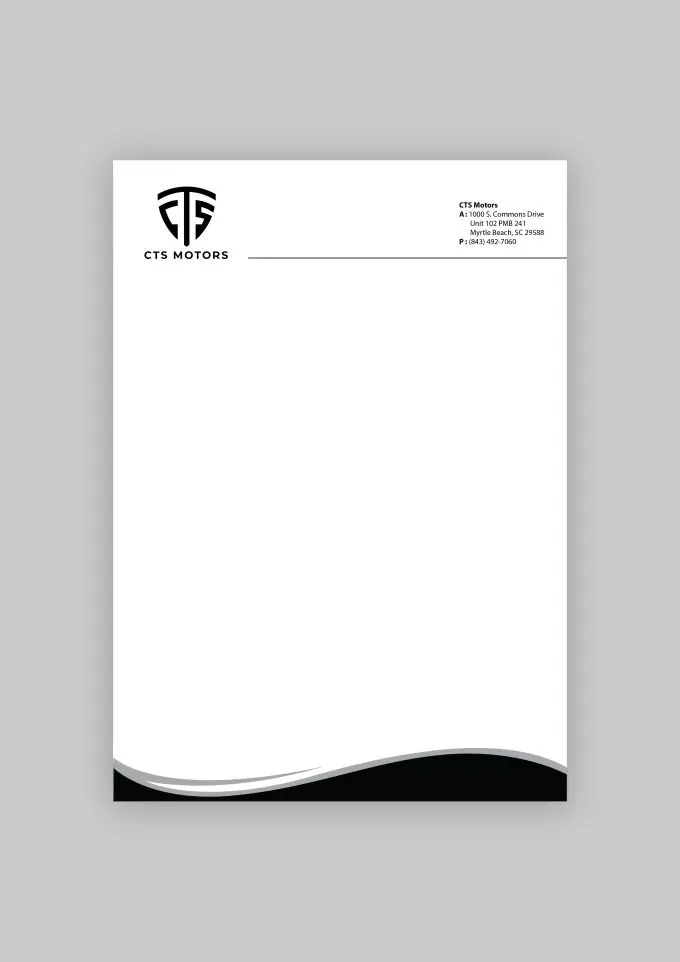 [PRN-01-001-0001] طباعة Letterhead رسمي (ألف ورقة)